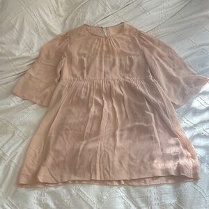 Elegant Peach Women's Dress